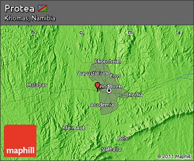 Political Map of Protea