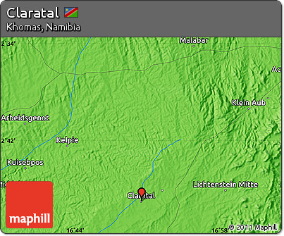 Political Map of Claratal