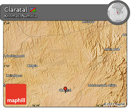 Satellite Map of Claratal
