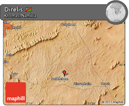 Satellite Map of Direlis