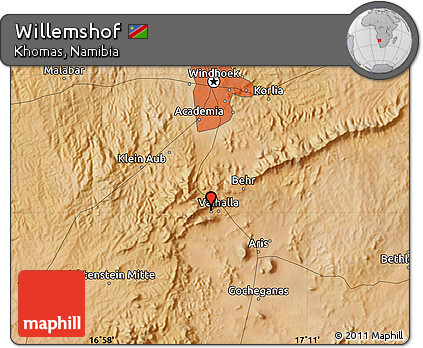 Satellite Map of Willemshof
