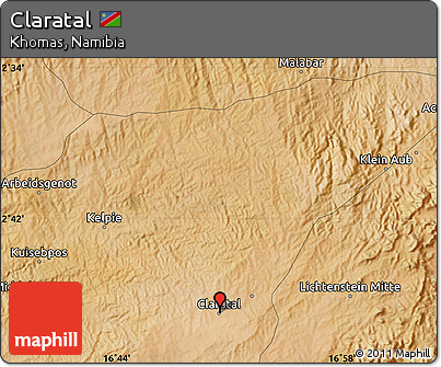 Satellite Map of Claratal