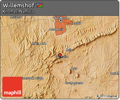 Satellite Map of Willemshof
