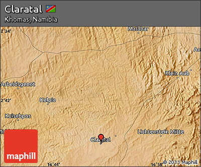 Satellite Map of Claratal
