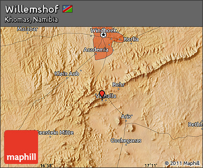 Satellite Map of Willemshof