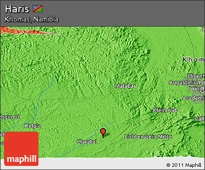 Political Panoramic Map of Haris