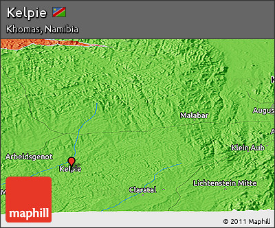 Political Panoramic Map of Kelpie