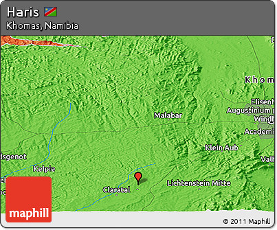 Political Panoramic Map of Haris