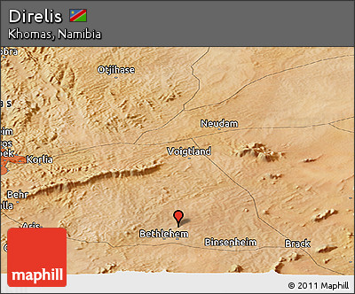 Satellite Panoramic Map of Direlis