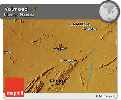 Physical 3D Map of Volmoed