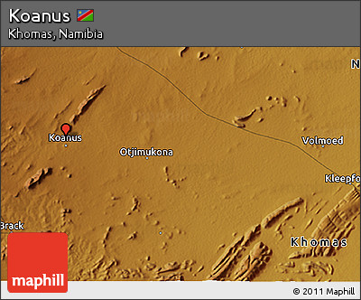 Physical 3D Map of Koanus
