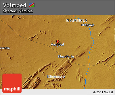 Physical 3D Map of Volmoed