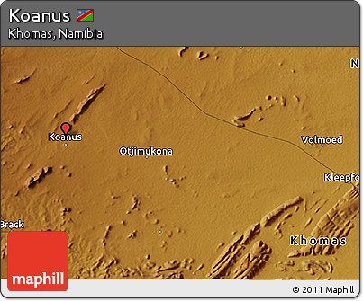 Physical 3D Map of Koanus