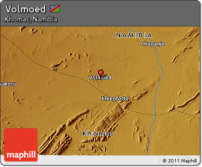Physical 3D Map of Volmoed