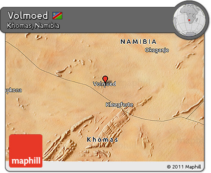 Satellite 3D Map of Volmoed