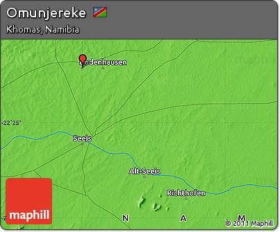 Political Map of Omunjereke
