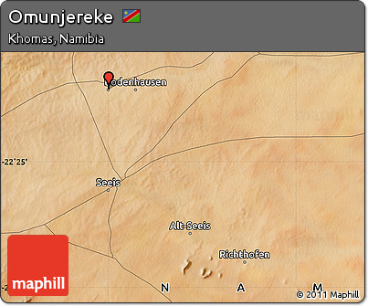 Satellite Map of Omunjereke