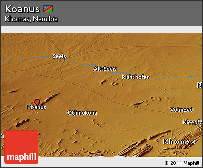 Physical Panoramic Map of Koanus