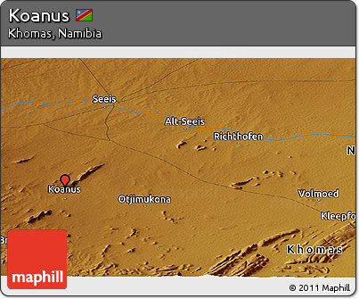 Physical Panoramic Map of Koanus