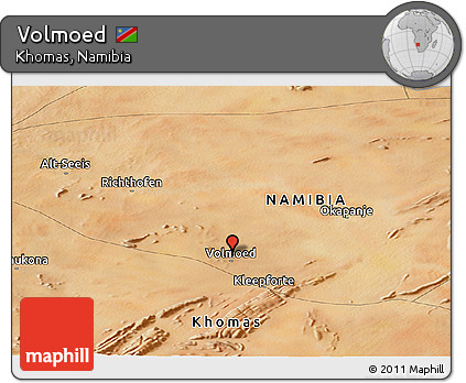 Satellite Panoramic Map of Volmoed