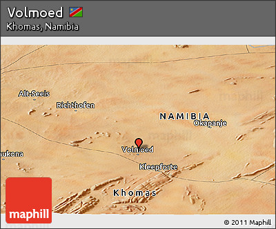 Satellite Panoramic Map of Volmoed