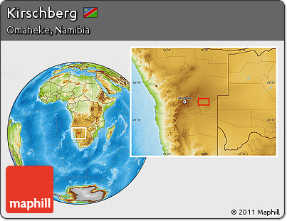 Physical Location Map of Kirschberg