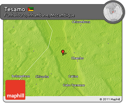 Physical 3D Map of Tesamo