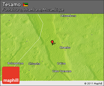Physical 3D Map of Tesamo