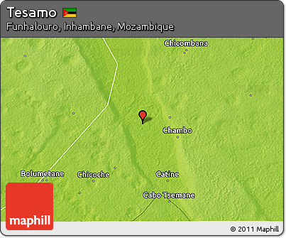 Physical 3D Map of Tesamo