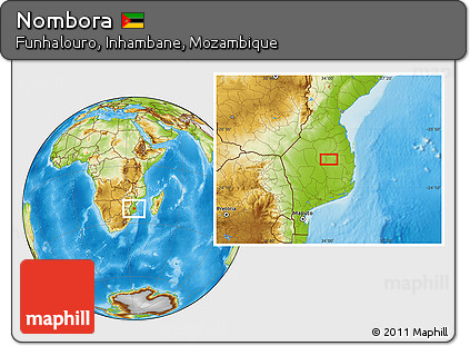 Physical Location Map of Nombora