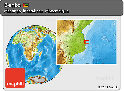 Physical Location Map of Bento
