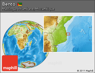 Physical Location Map of Bento