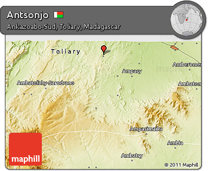 Physical 3D Map of Antsonjo