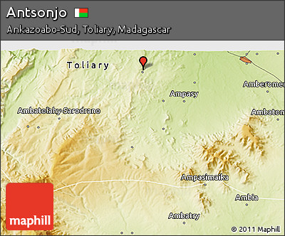 Physical 3D Map of Antsonjo