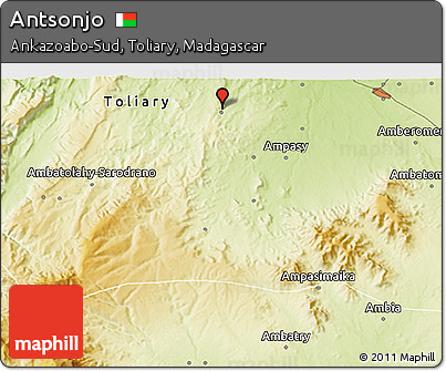 Physical 3D Map of Antsonjo