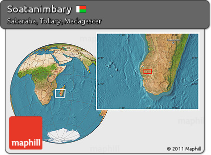 Satellite Location Map of Soatanimbary