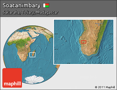 Satellite Location Map of Soatanimbary