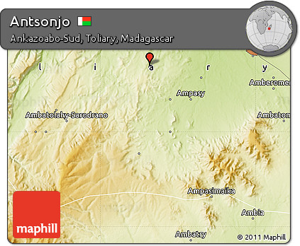 Physical Map of Antsonjo