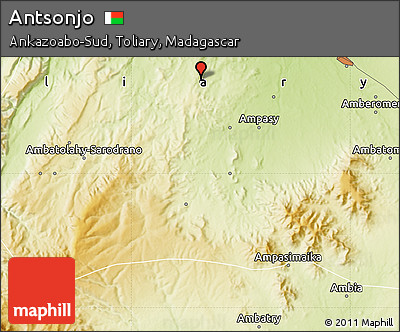 Physical Map of Antsonjo