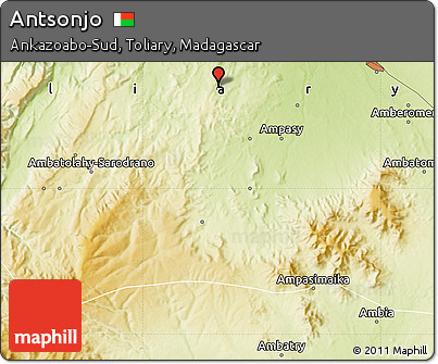 Physical Map of Antsonjo