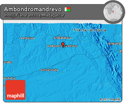 Political 3D Map of Ambondromandrevo