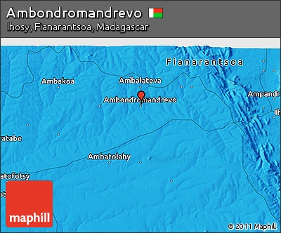 Political 3D Map of Ambondromandrevo