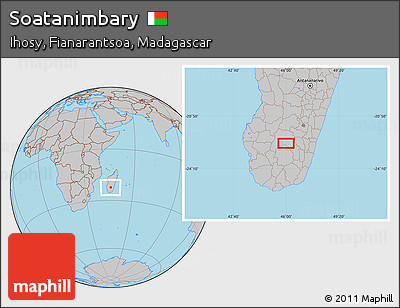 Gray Location Map of Soatanimbary