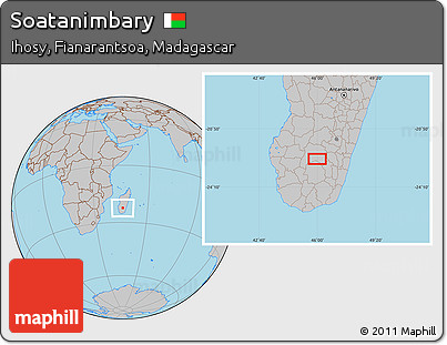 Gray Location Map of Soatanimbary