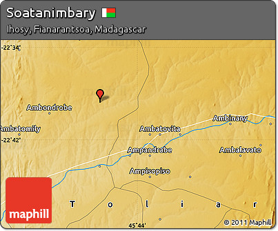 Physical Map of Soatanimbary