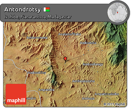 Satellite 3D Map of Antondrotsy