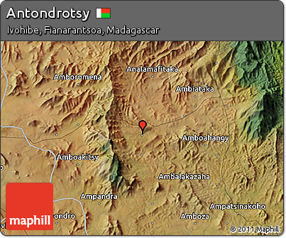 Satellite 3D Map of Antondrotsy