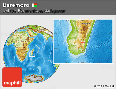 Physical Location Map of Beremoro