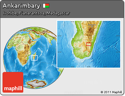 Physical Location Map of Ankarimbary