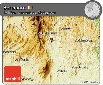 Physical Map of Beremoro